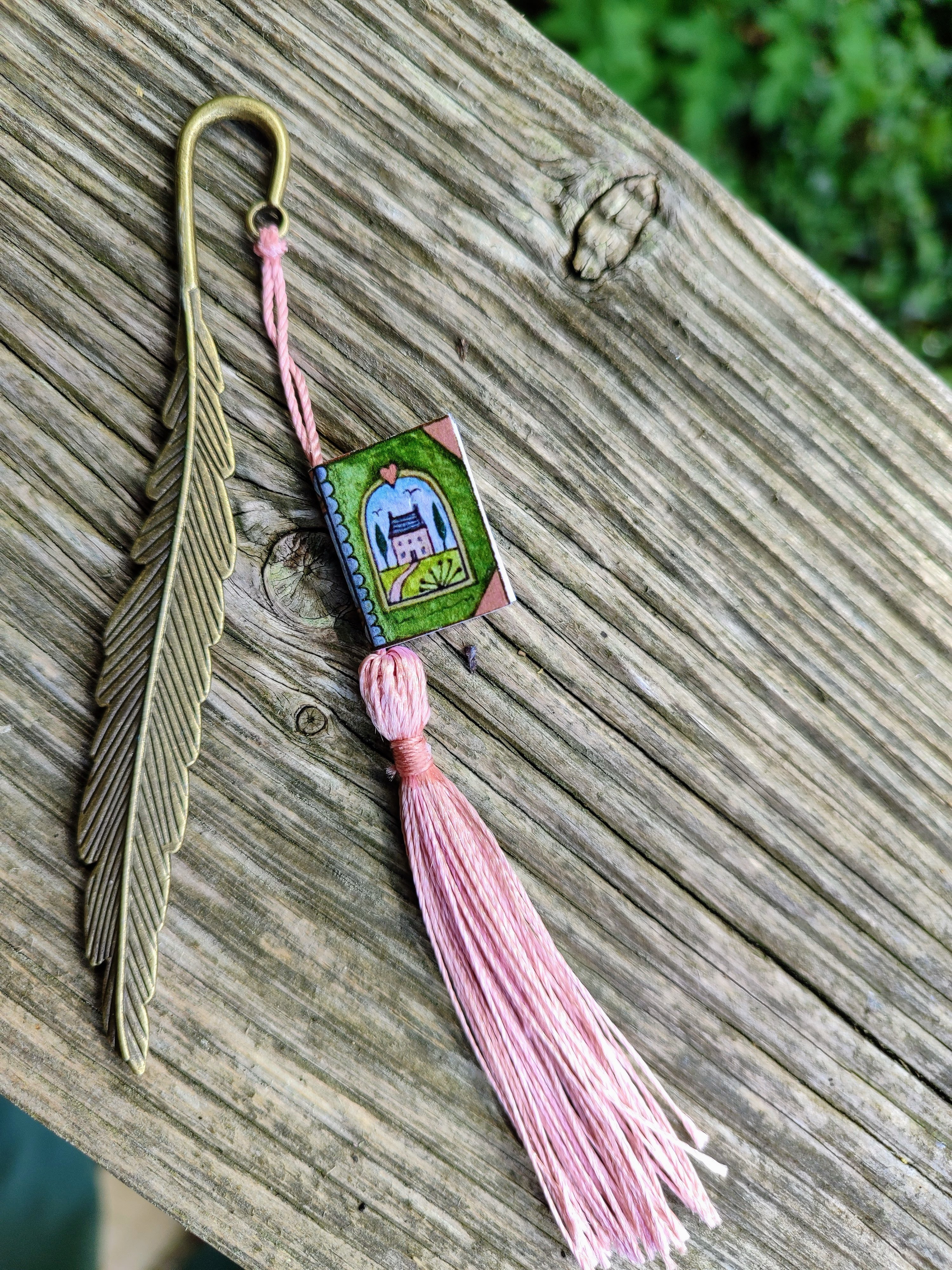 Mini book bookmark ~ Little House