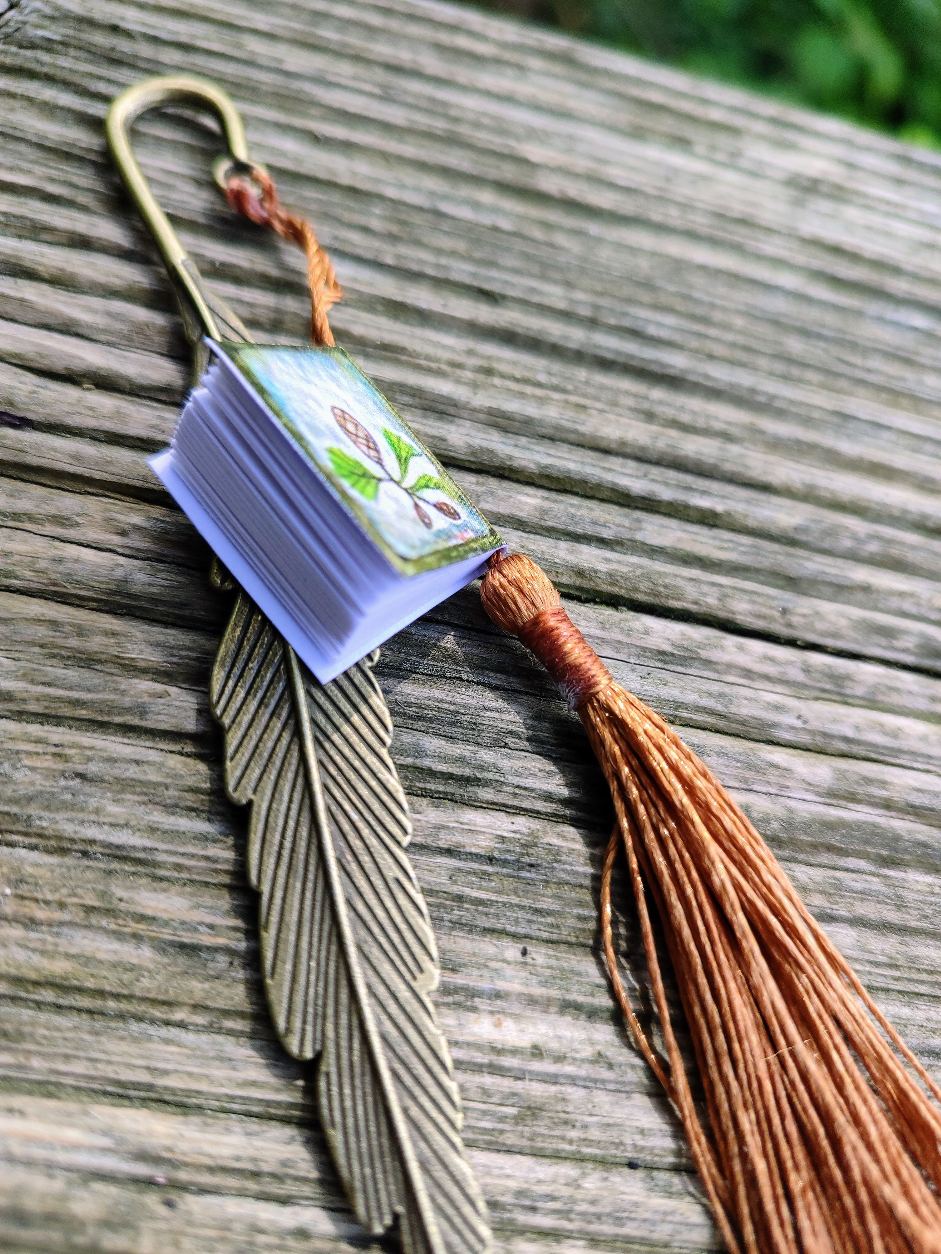 Mini book bookmark ~ Into The Forest