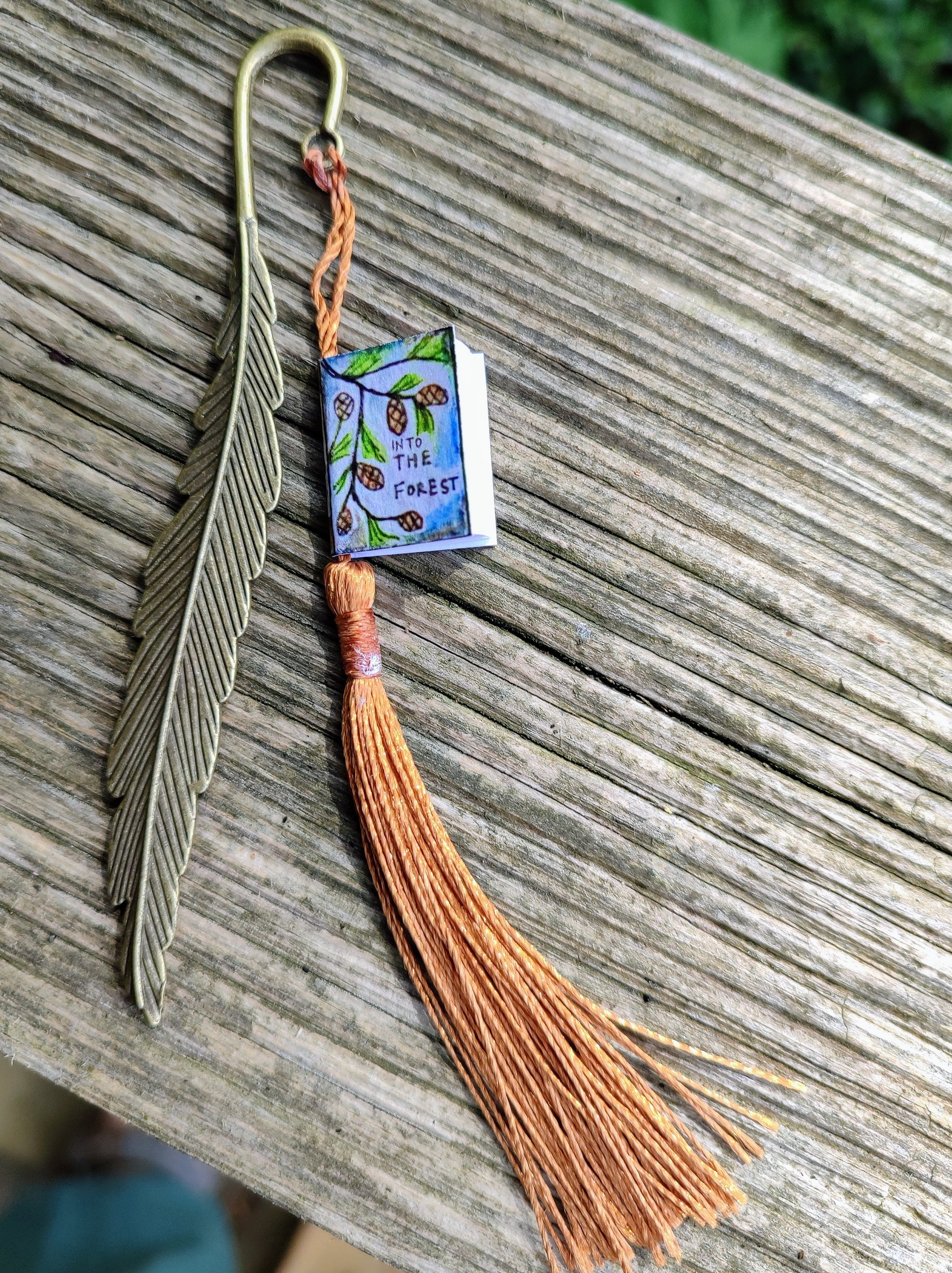 Mini book bookmark ~ Into The Forest