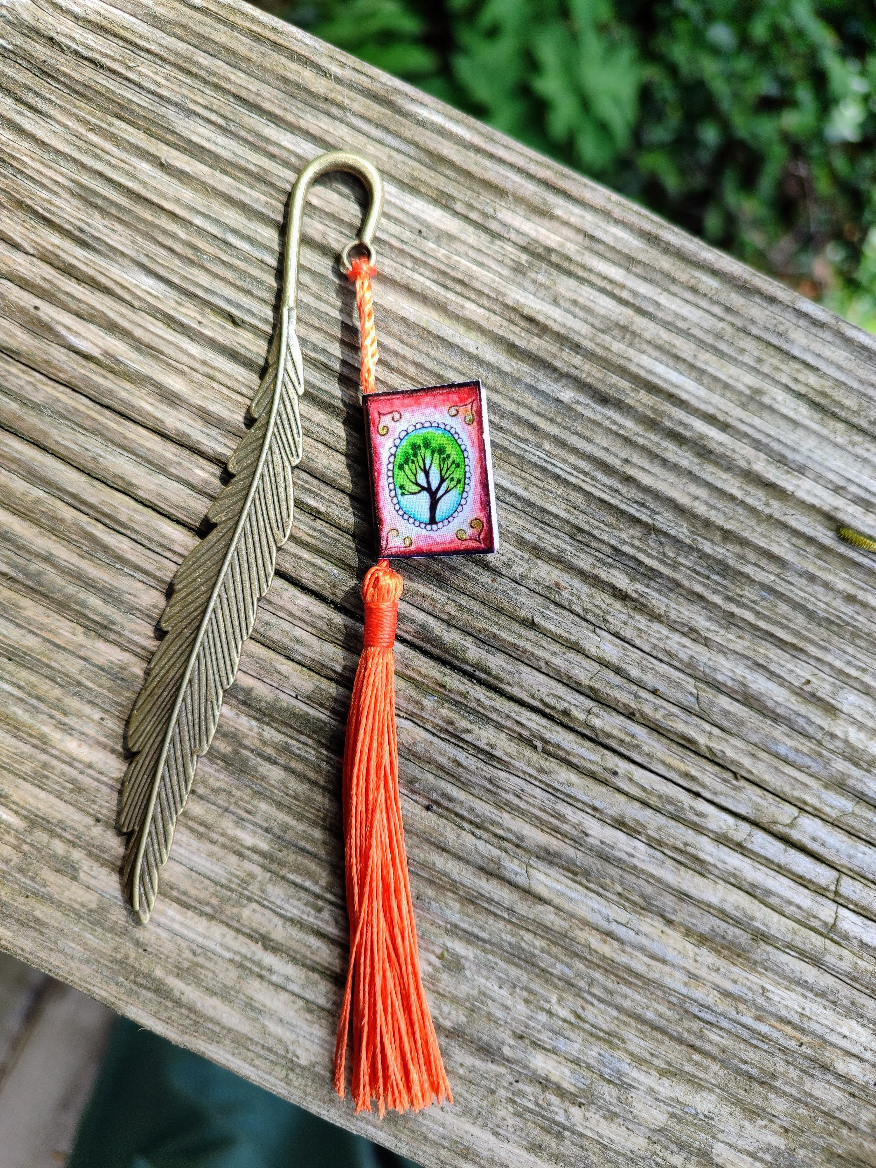 Mini book bookmark ~ Tree