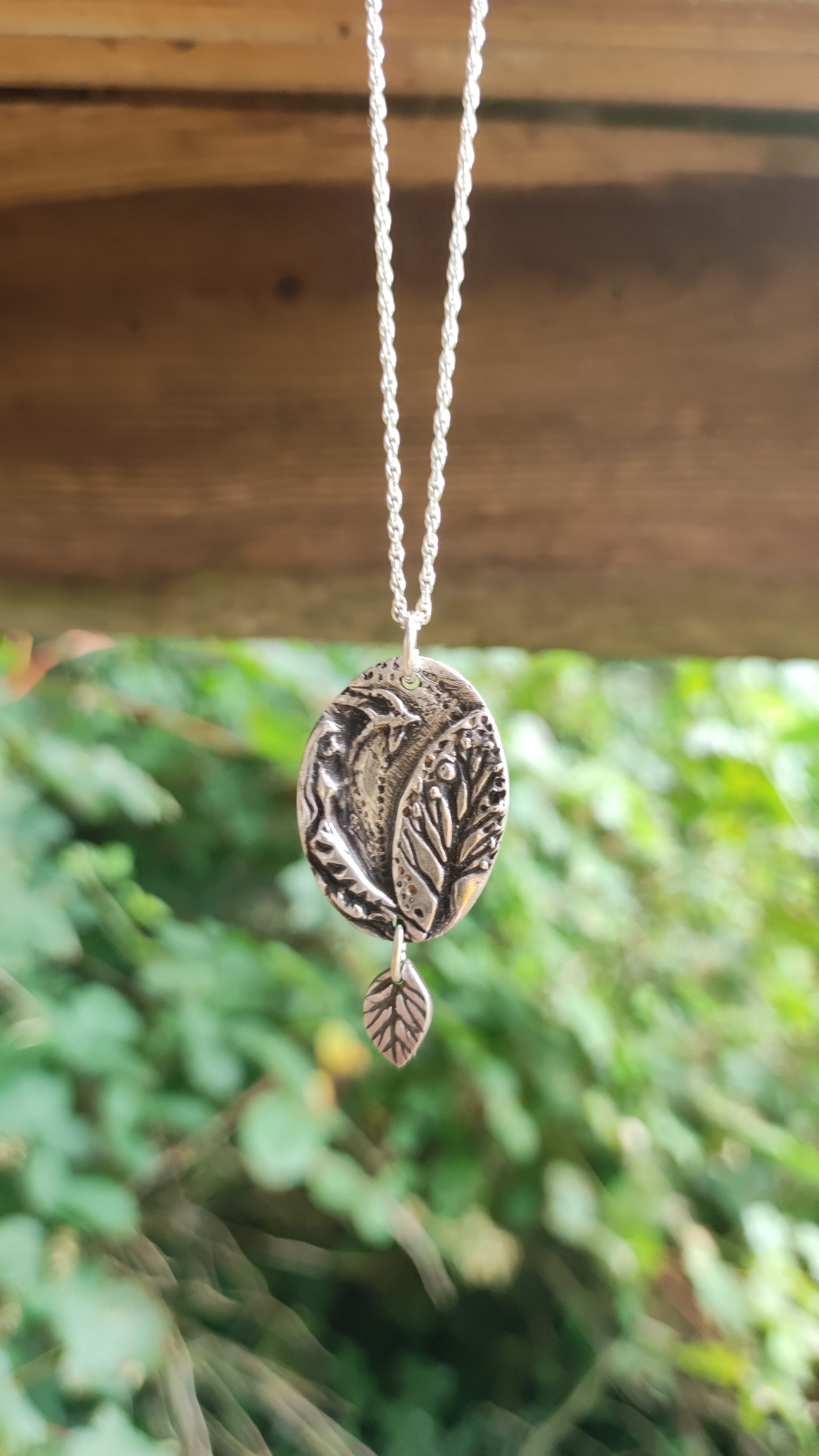 We are all Connected ~ Silver pendant