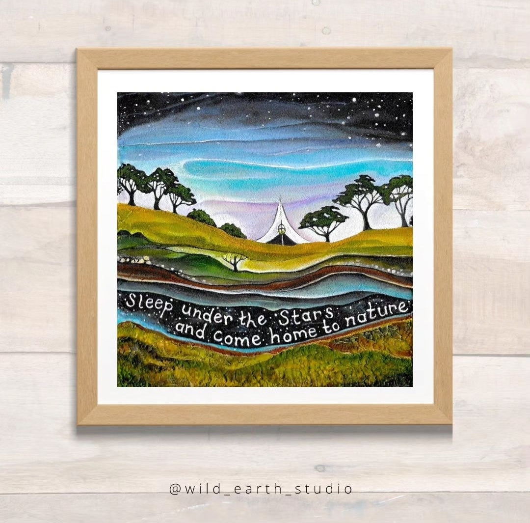 Sleep Under The Stars ~ Art Print