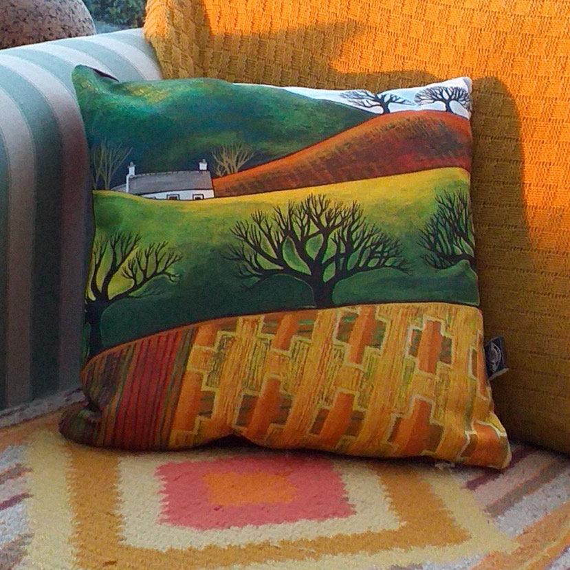 Across Blanket Fields ~ Cushion