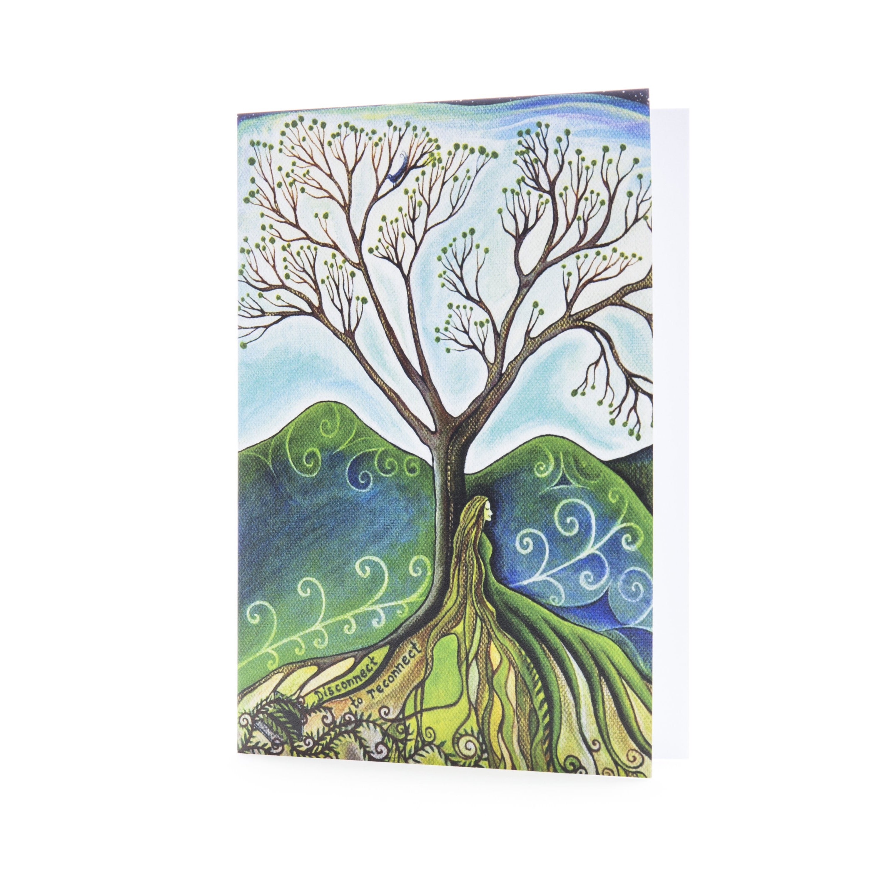 Disconnect To Reconnect  ~ Rewild Yourself ~ Greeting Card
