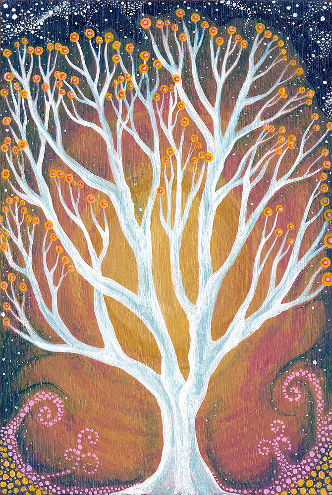 Energy Sunset Tree