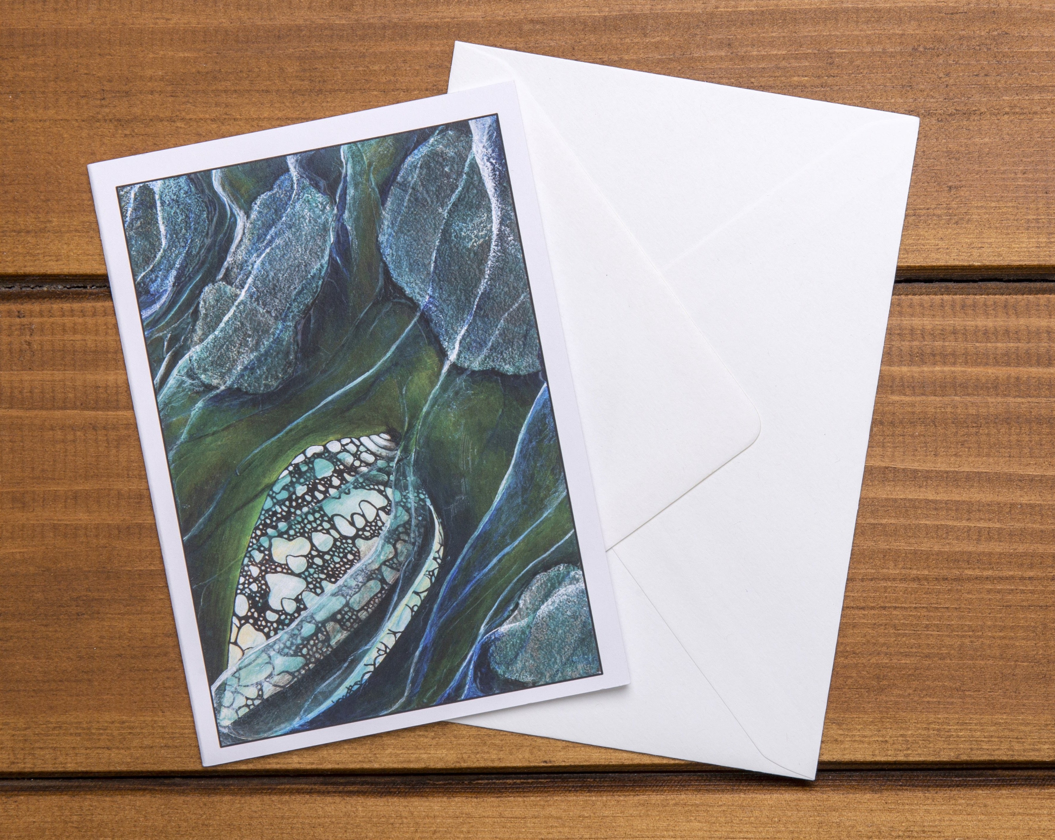 Hidden Treasure ~ Rockpool Shell ~ Greeting Card