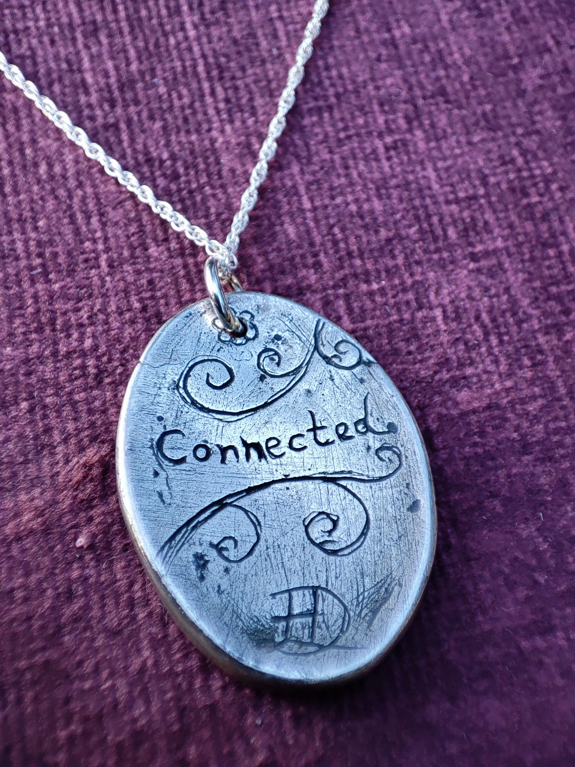 'Connected to Nature' ~ Silver pendant