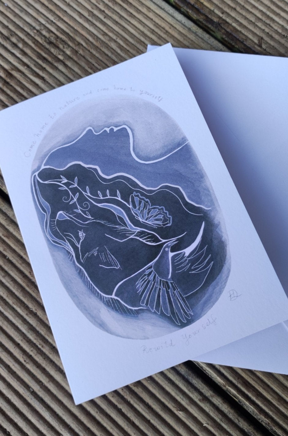 Rewild Yourself ~  Greeting Card
