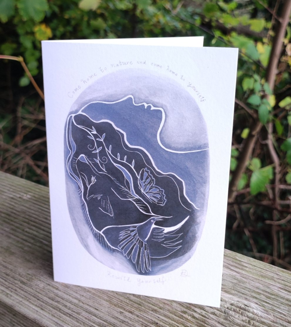 Rewild Yourself ~  Greeting Card