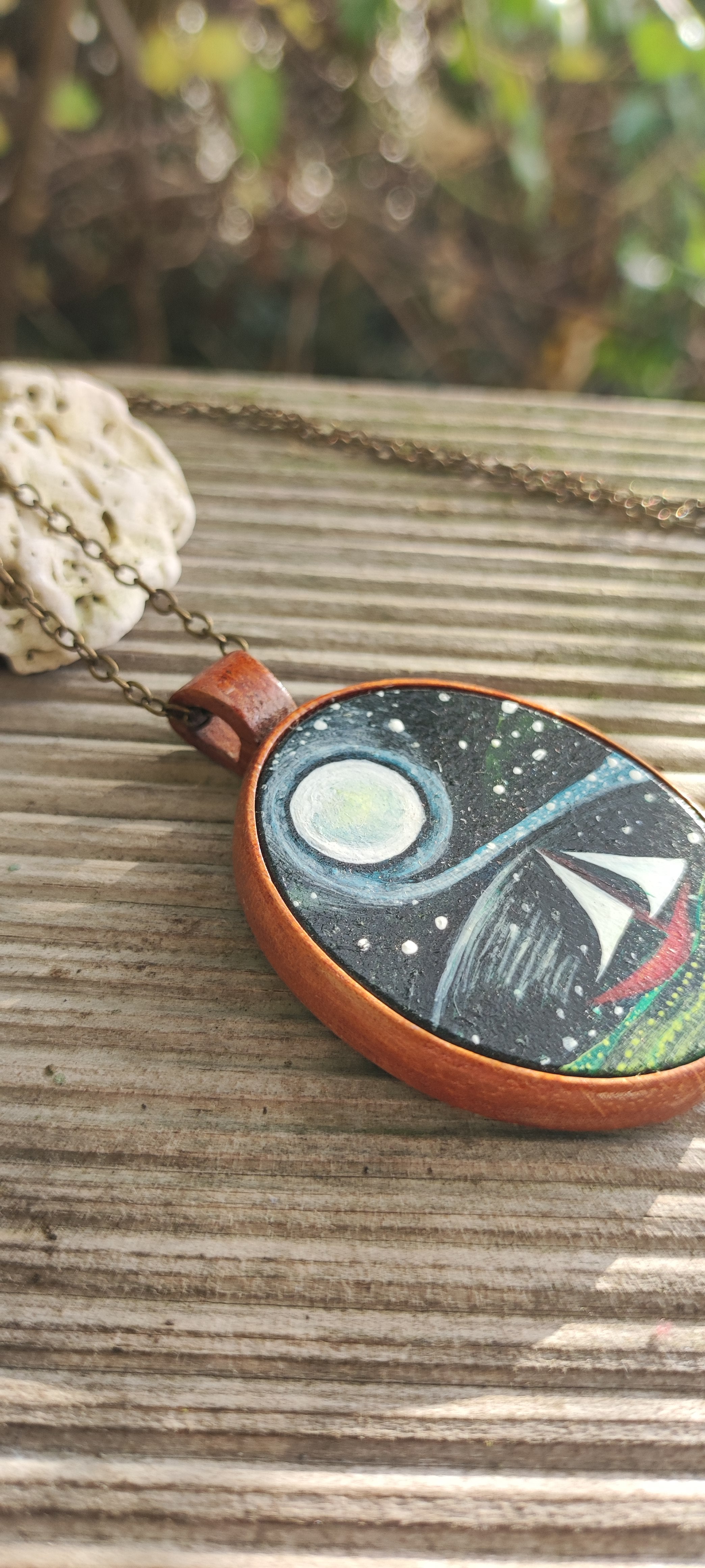 Moon Sailing - wearable art