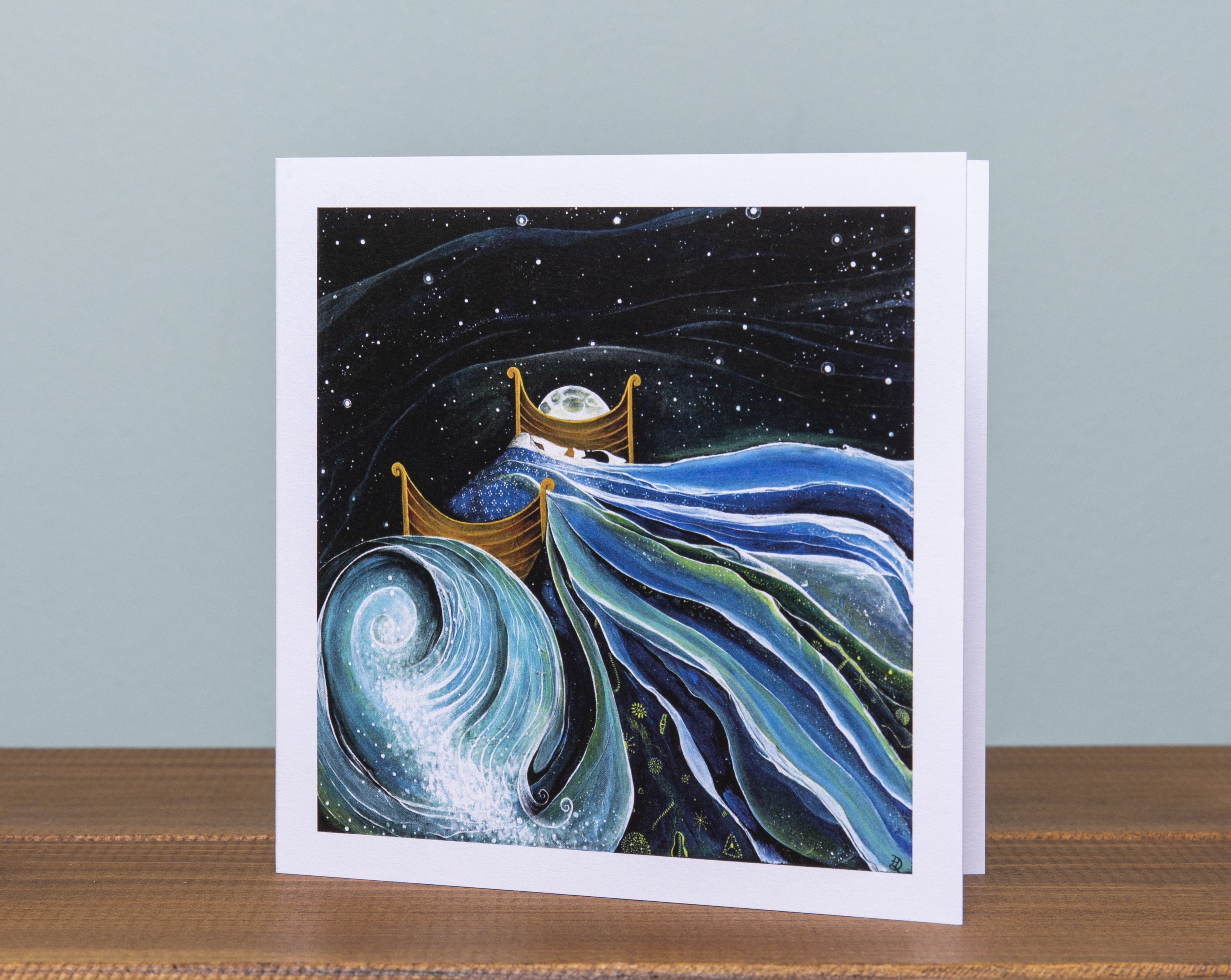 I Dream Of Sea ~ Square Greeting Card