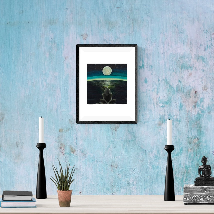 Moon Meditation ~ Art Print
