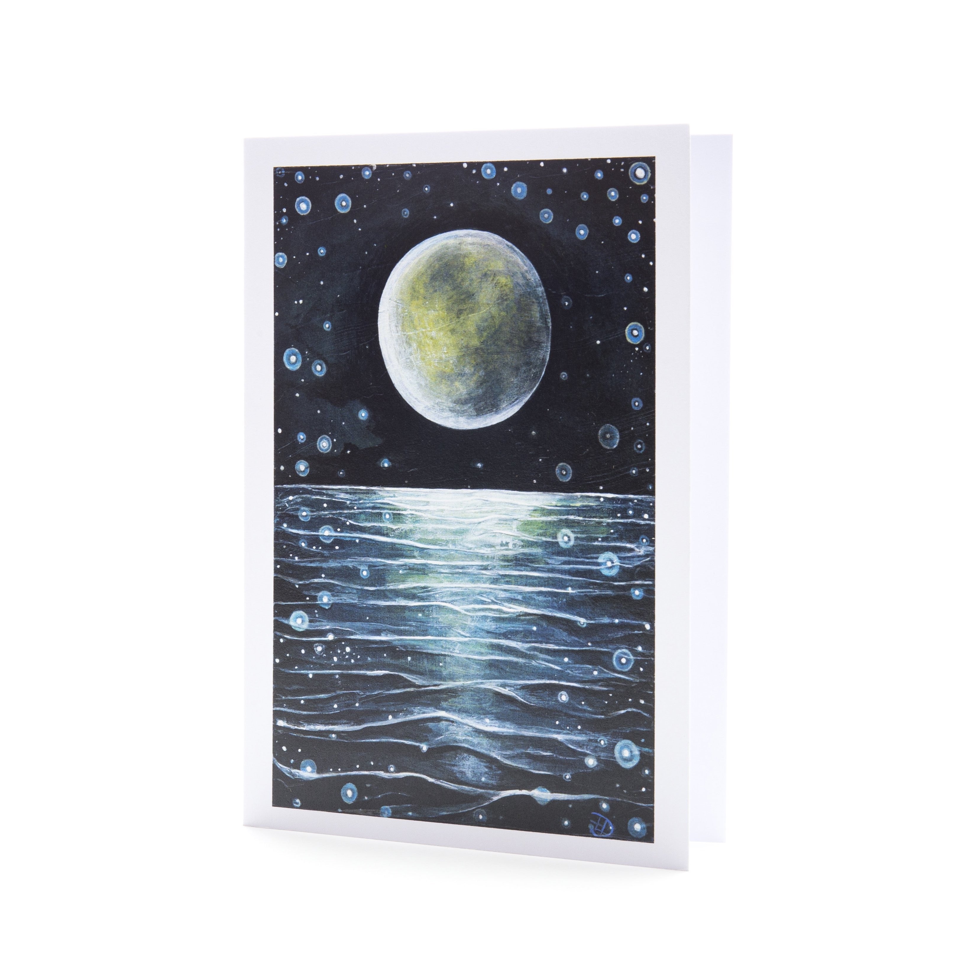 Moon Over Water ~ Greeting Card