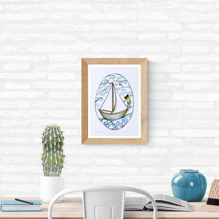 She Stood In The Storm ~ Art Print
