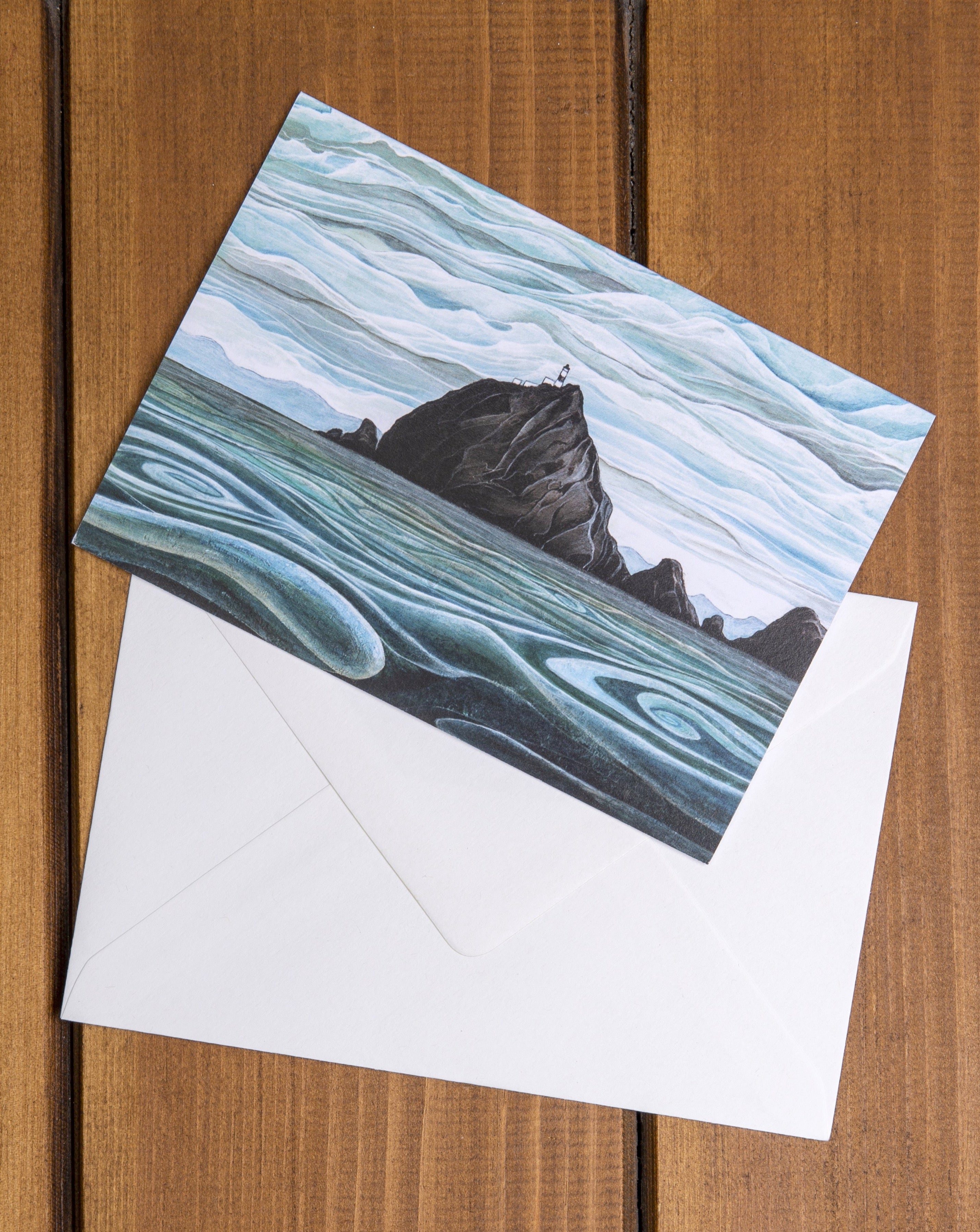 The Brothers ~ Lighthouse ~ Greeting Card