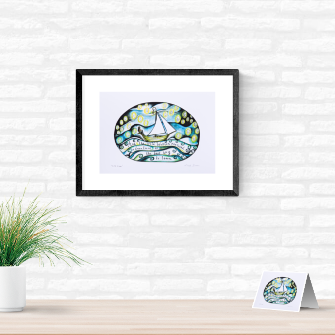 Wild Woman Adventure ~ Art Print