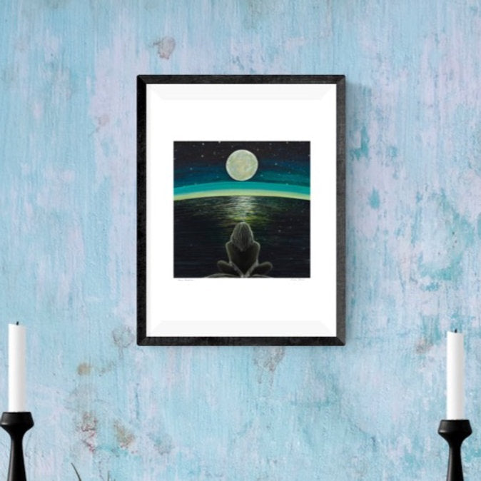Moon Meditation ~ Art Print