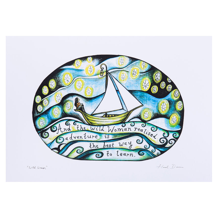 Wild Woman Adventure ~ Art Print