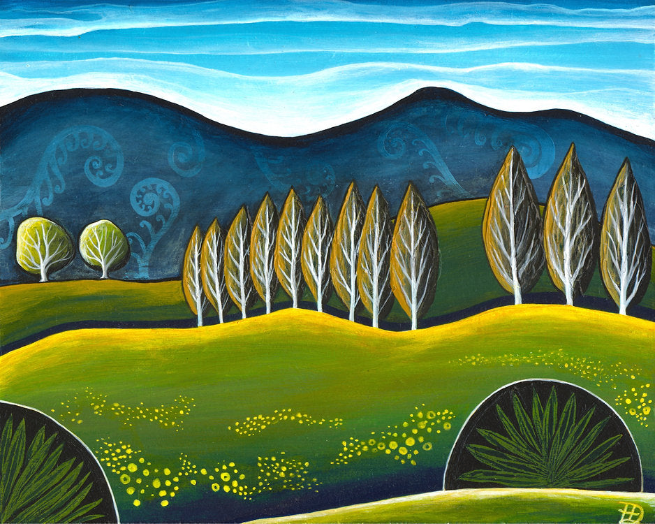 The Hills Beyond ~ Original painting