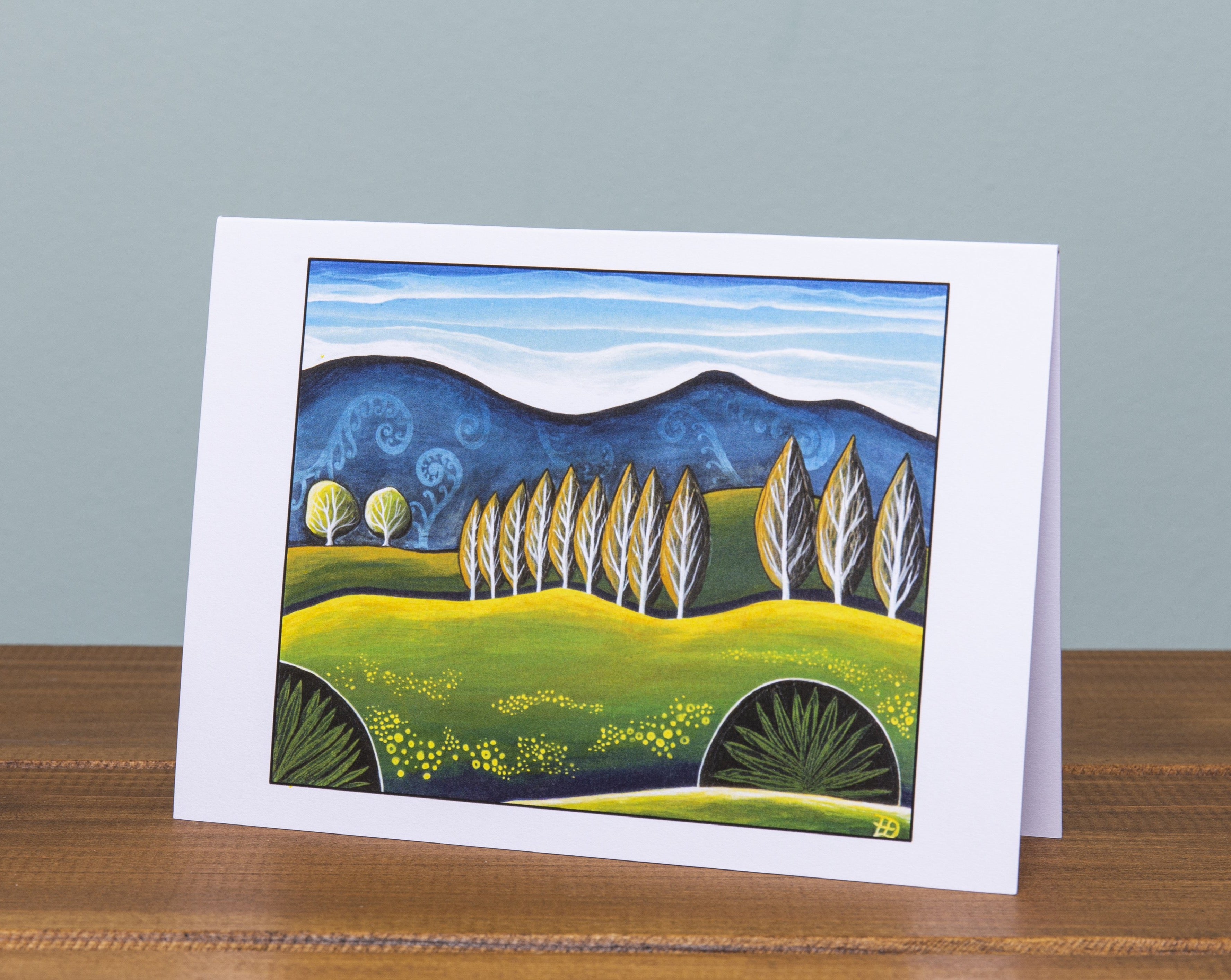 The Hills Beyond  ~  Greeting Card