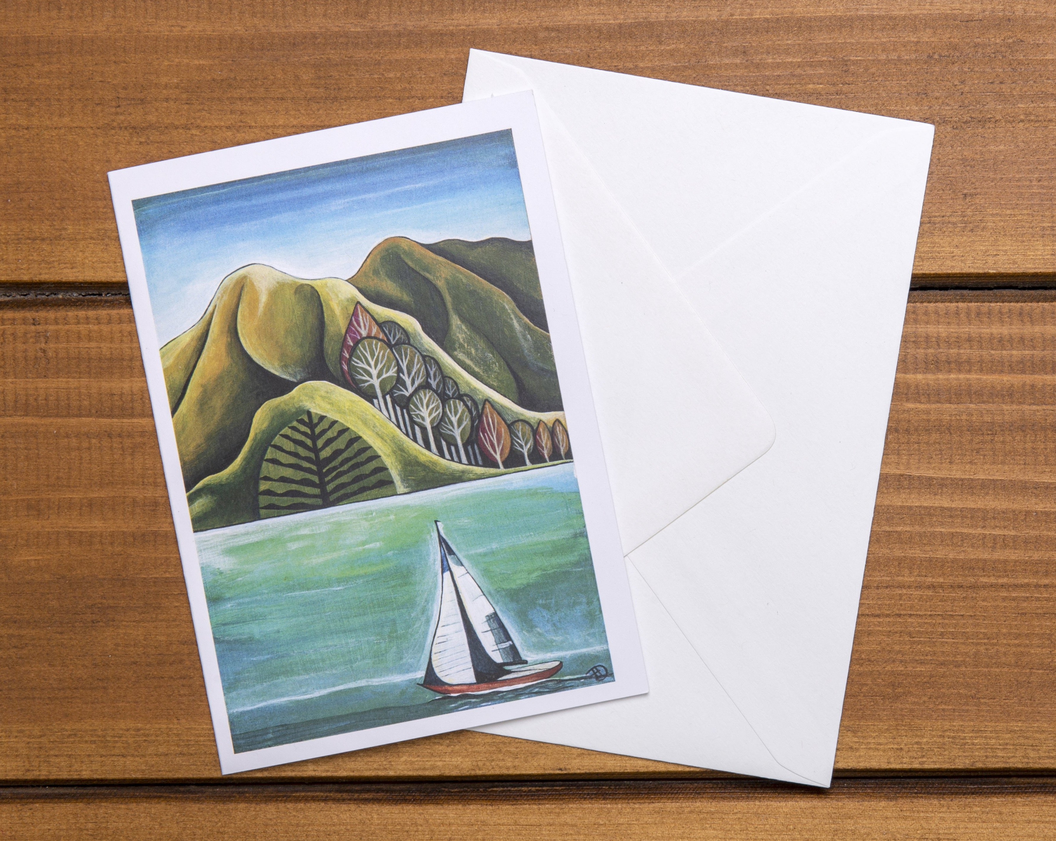 Day Sail ~  Greeting Card