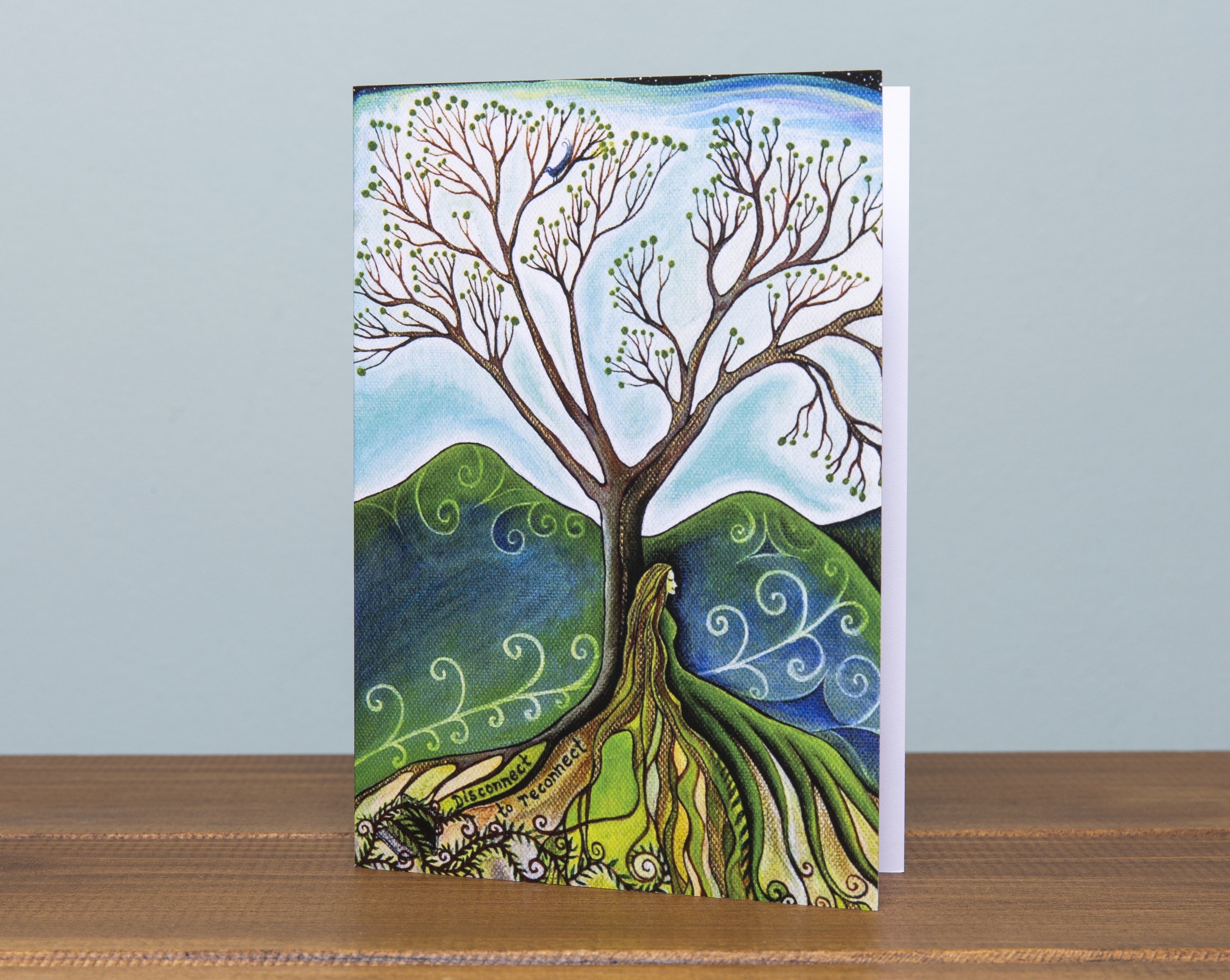 Disconnect To Reconnect  ~ Rewild Yourself ~ Greeting Card