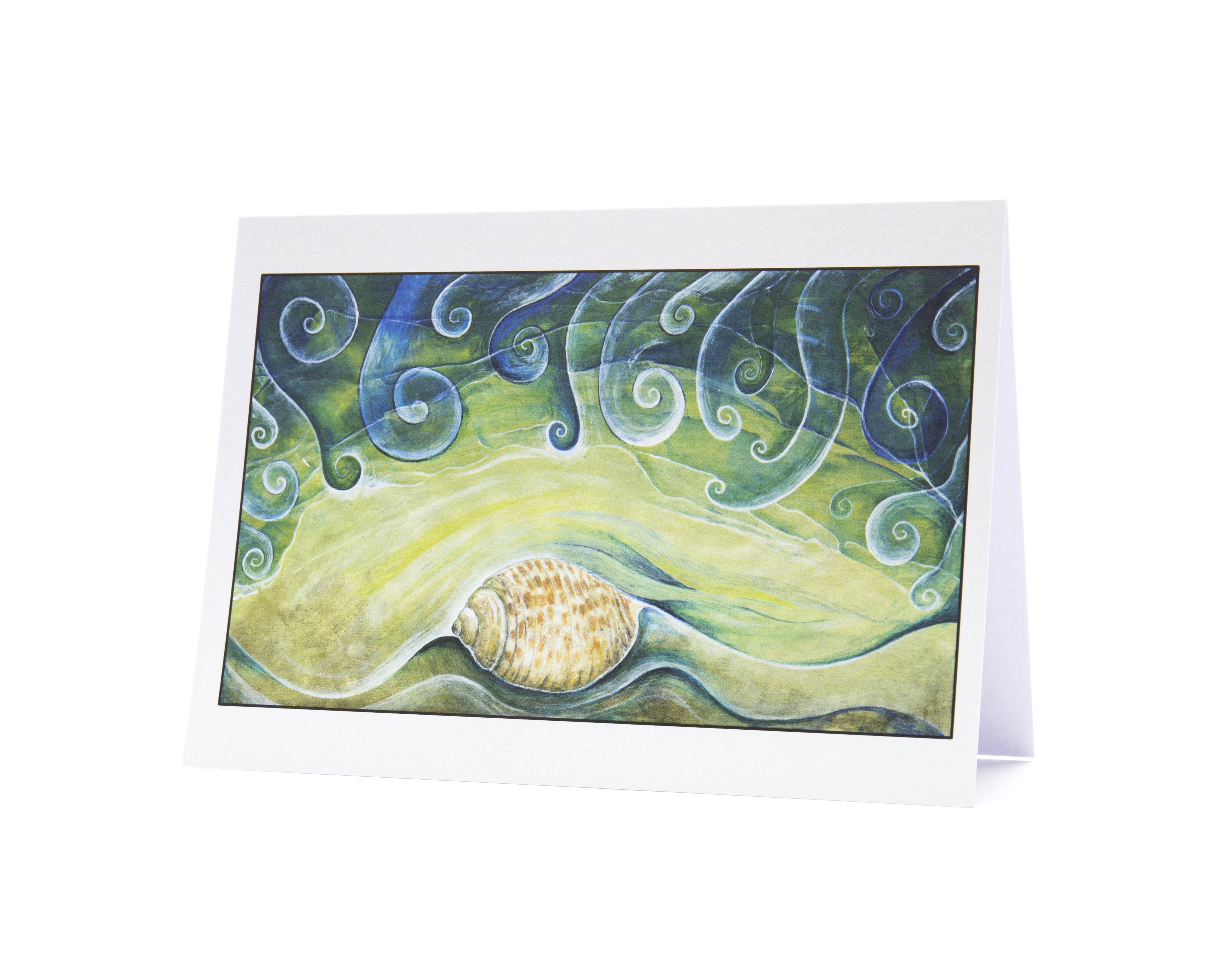 Shell On The Shore ~ Greeting Card