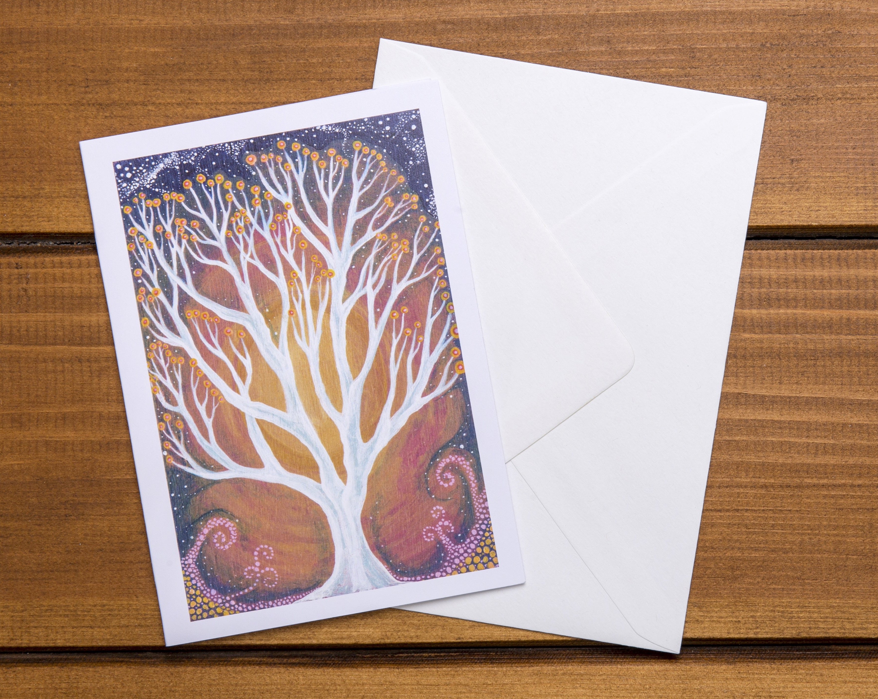 Sunset Tree  ~  Greeting Card