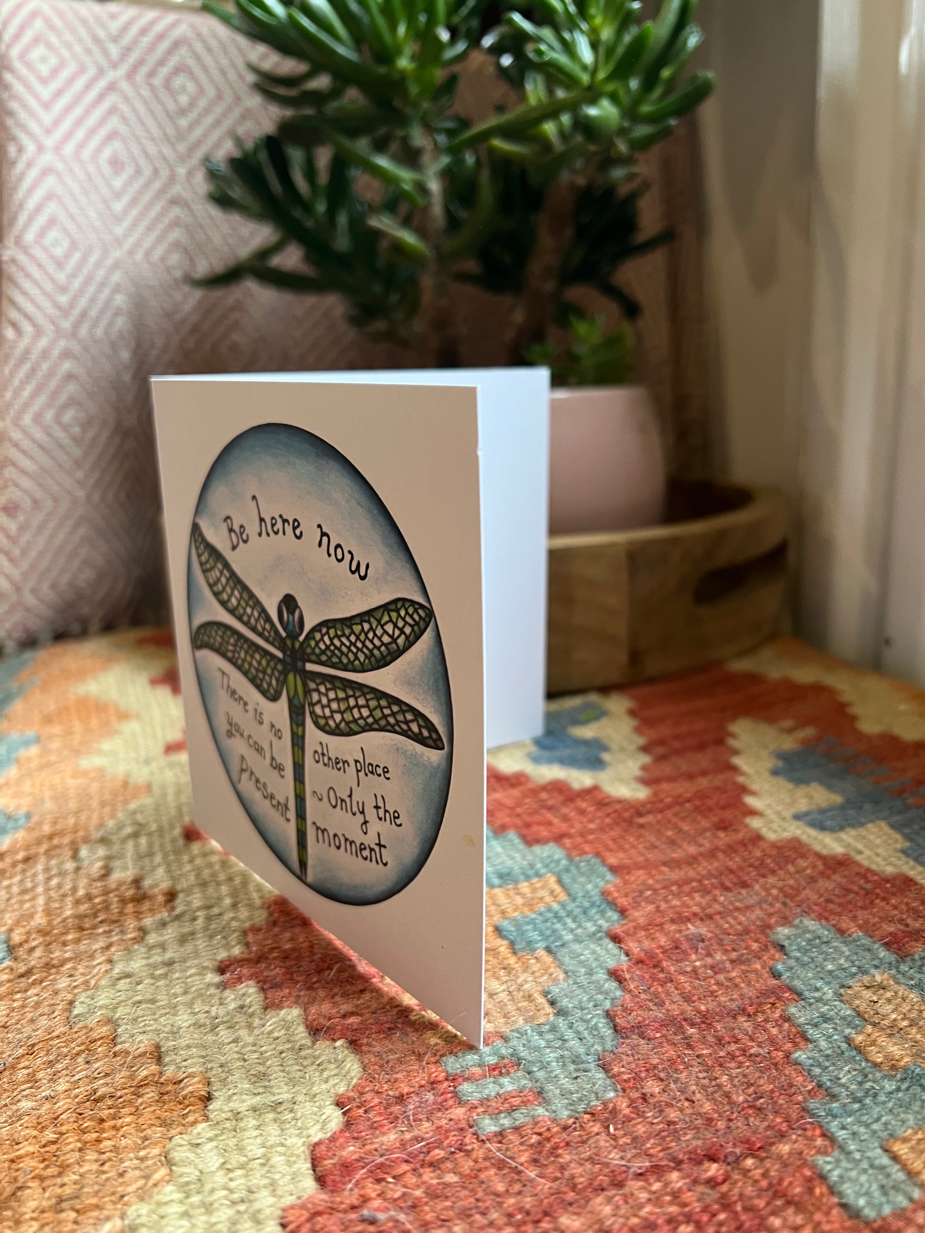 Be Here Now - Mindfulness Present Moment Card