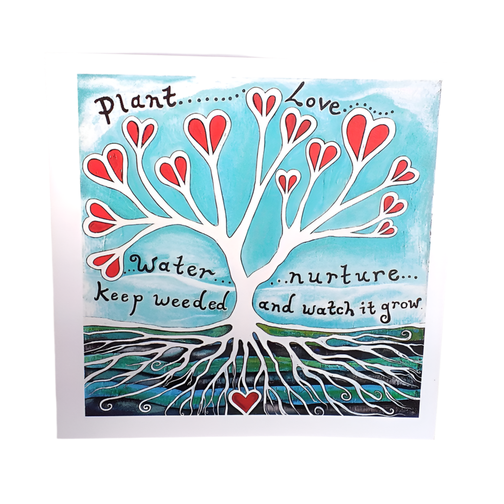 Plant Love ~  Greeting Card