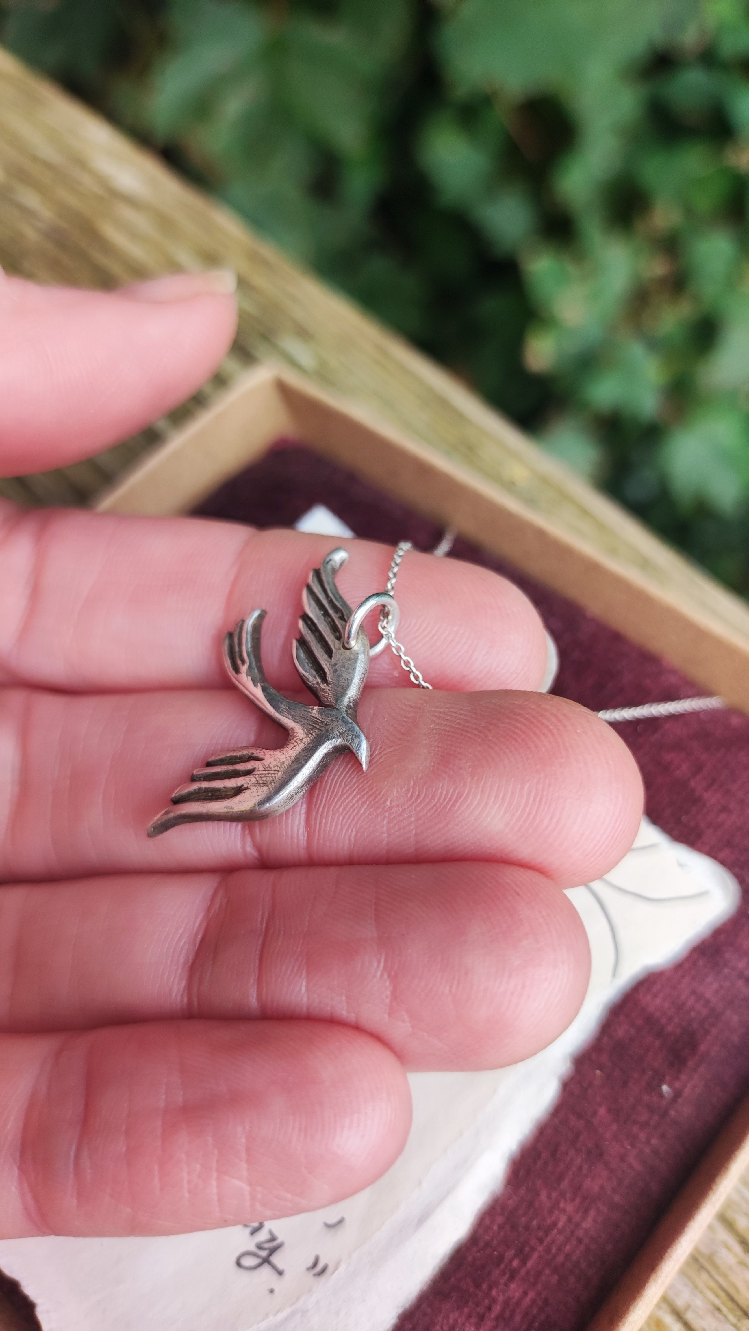 Wings to Fly ~ Silver pendant