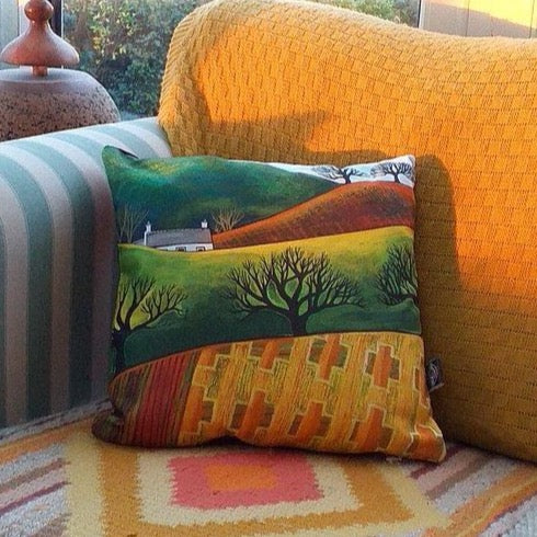 Across Blanket Fields ~ Cushion