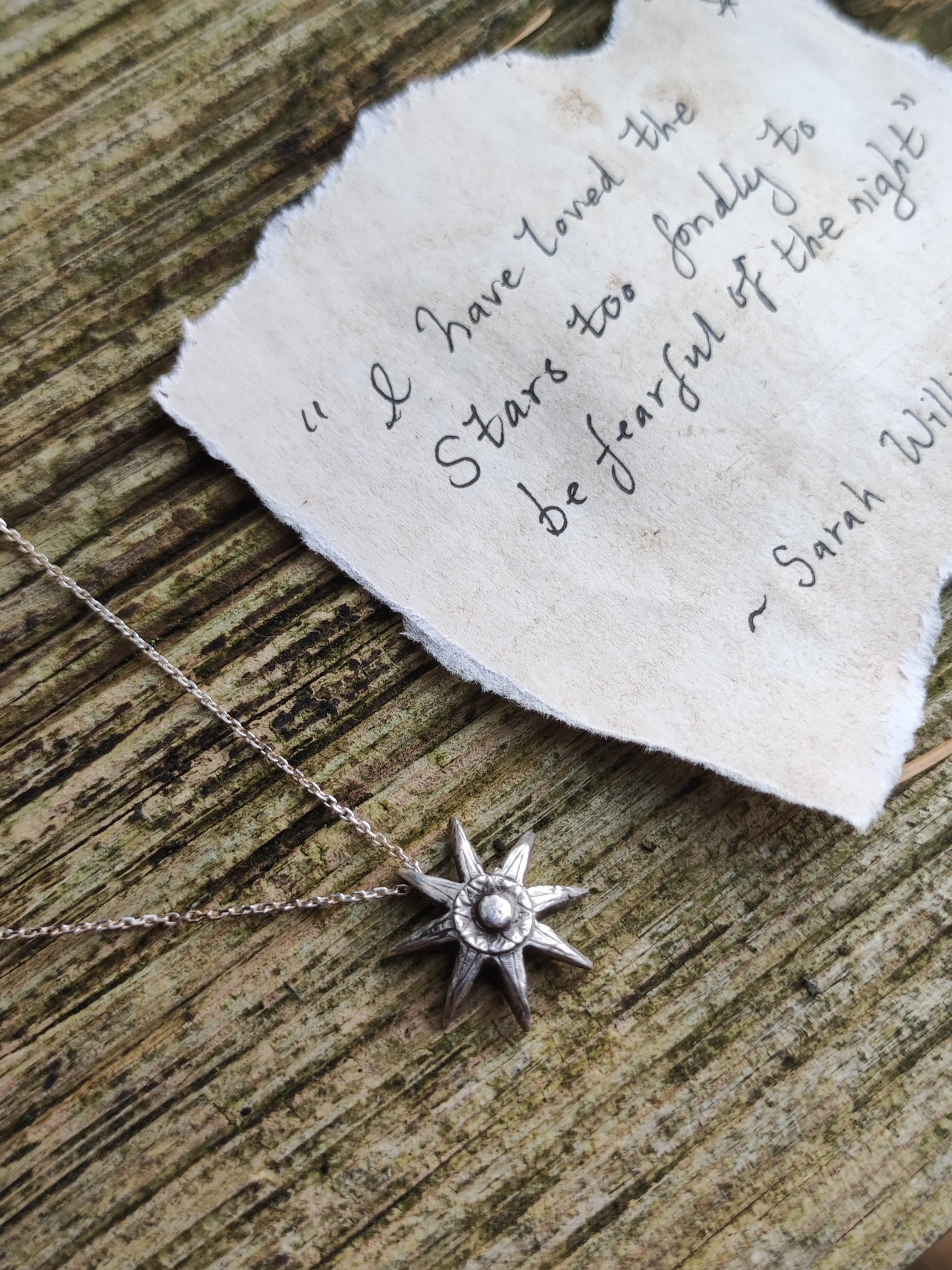 ' Loved the Stars' ~ Silver pendant