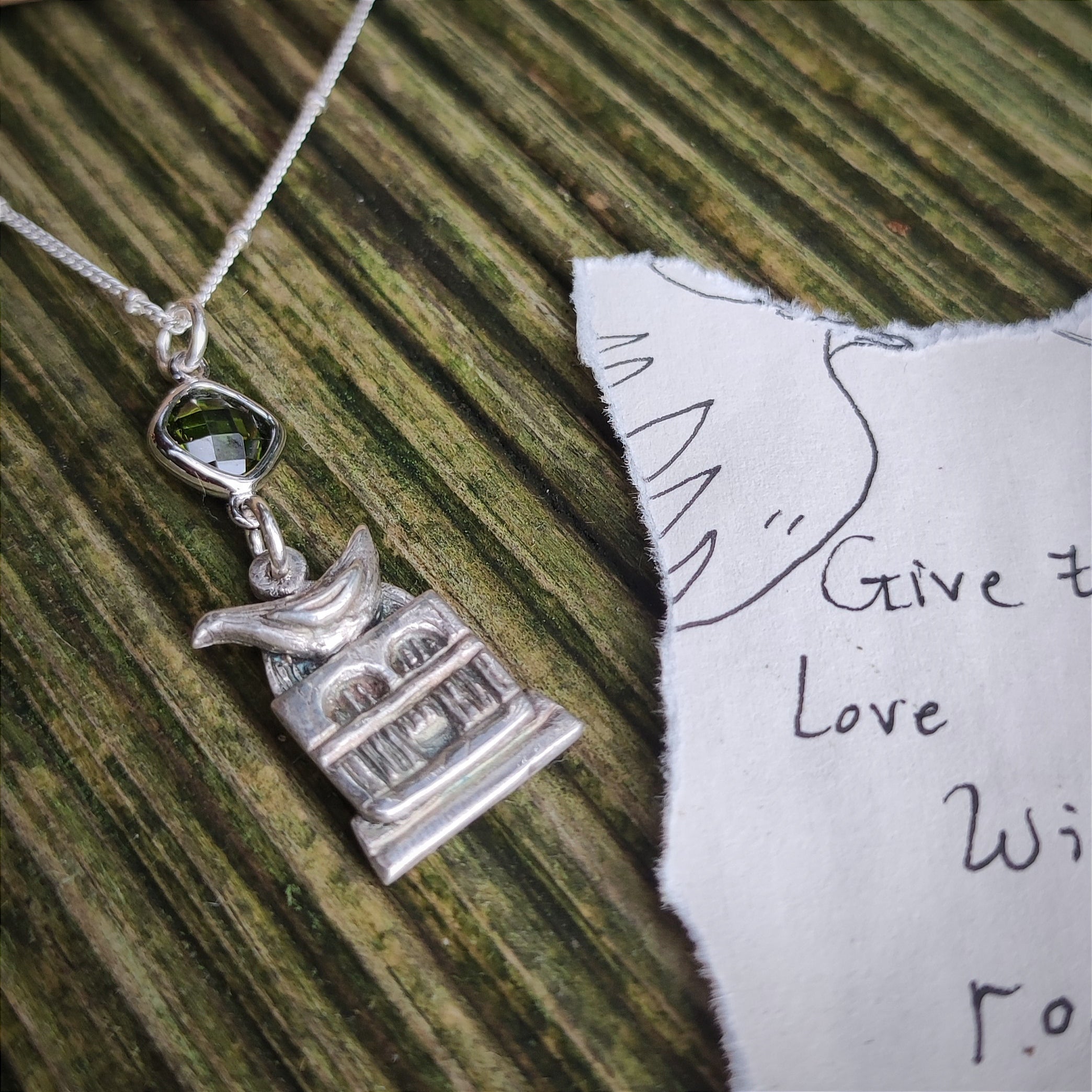 Free Bird ~ Silver pendant