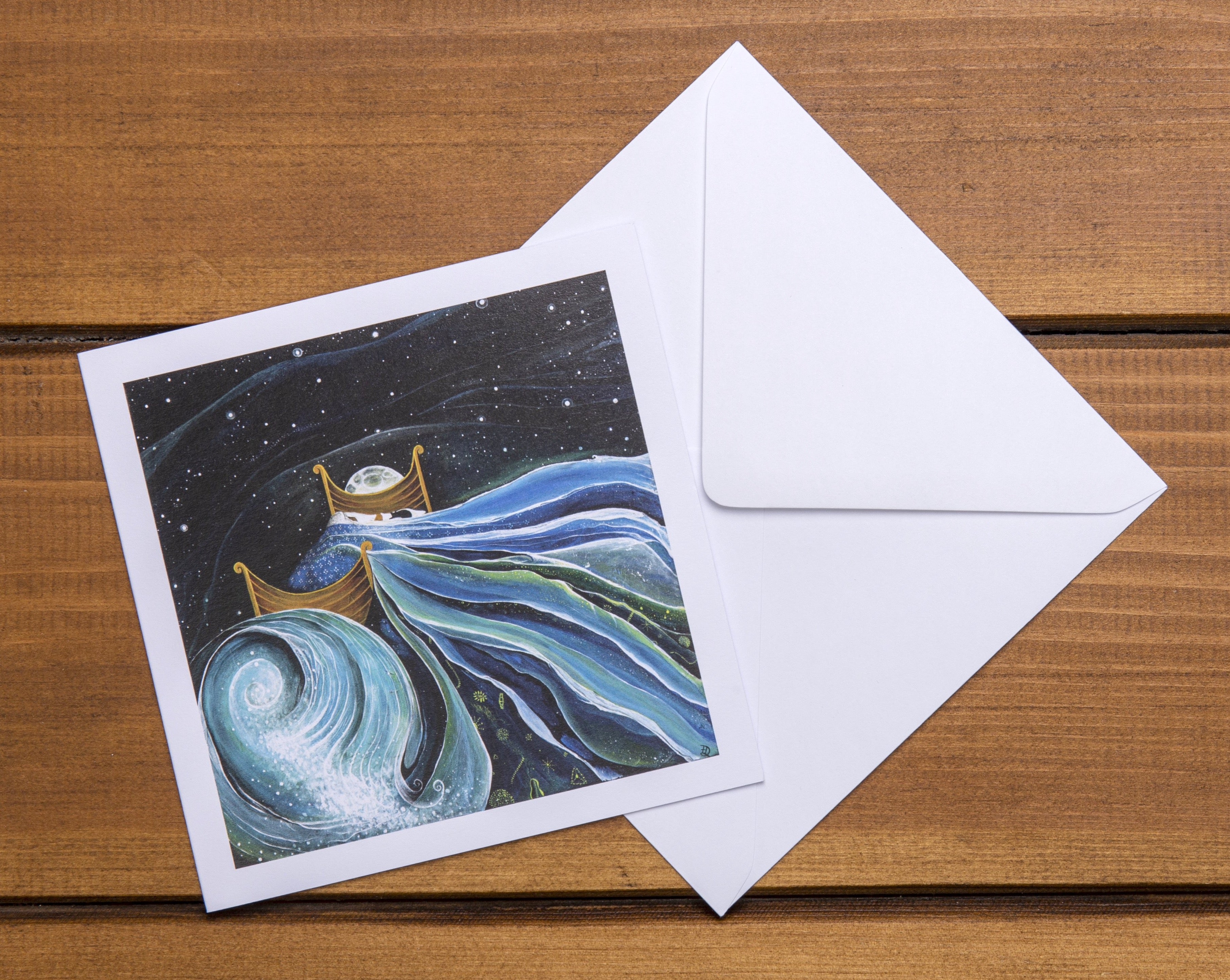 I Dream Of Sea ~ Square Greeting Card
