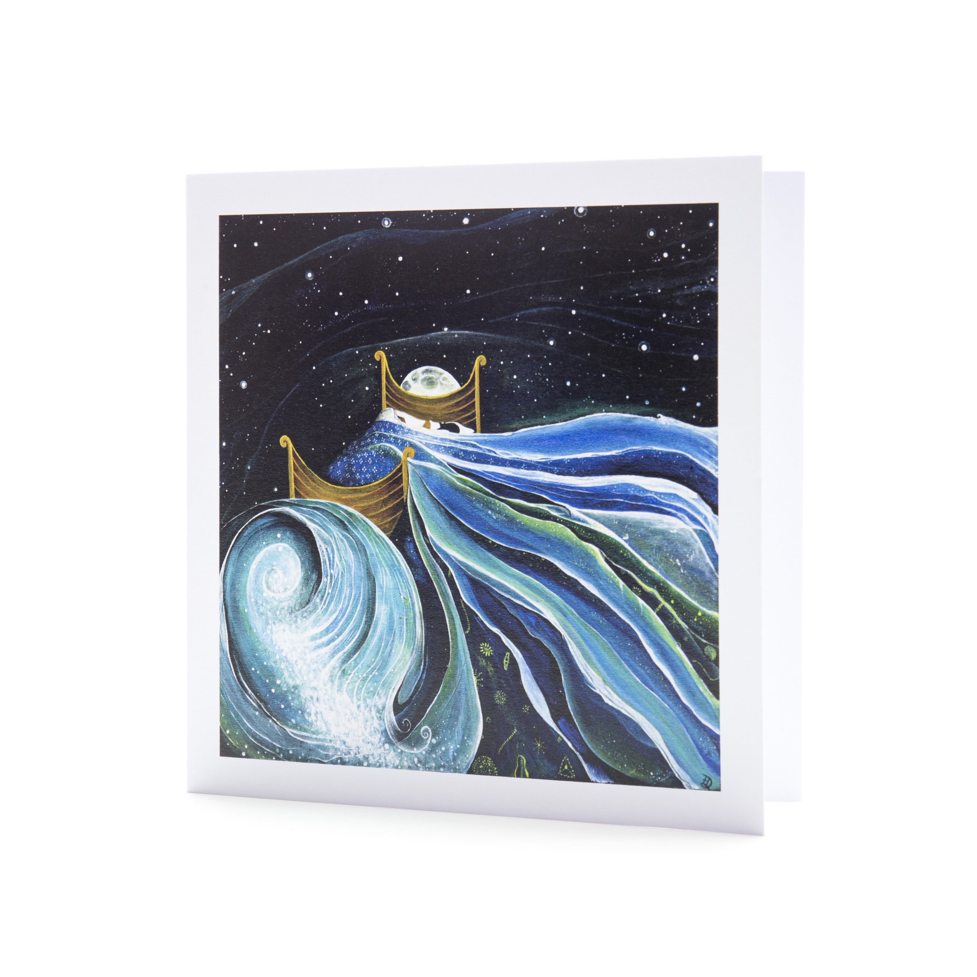 I Dream Of Sea ~ Square Greeting Card