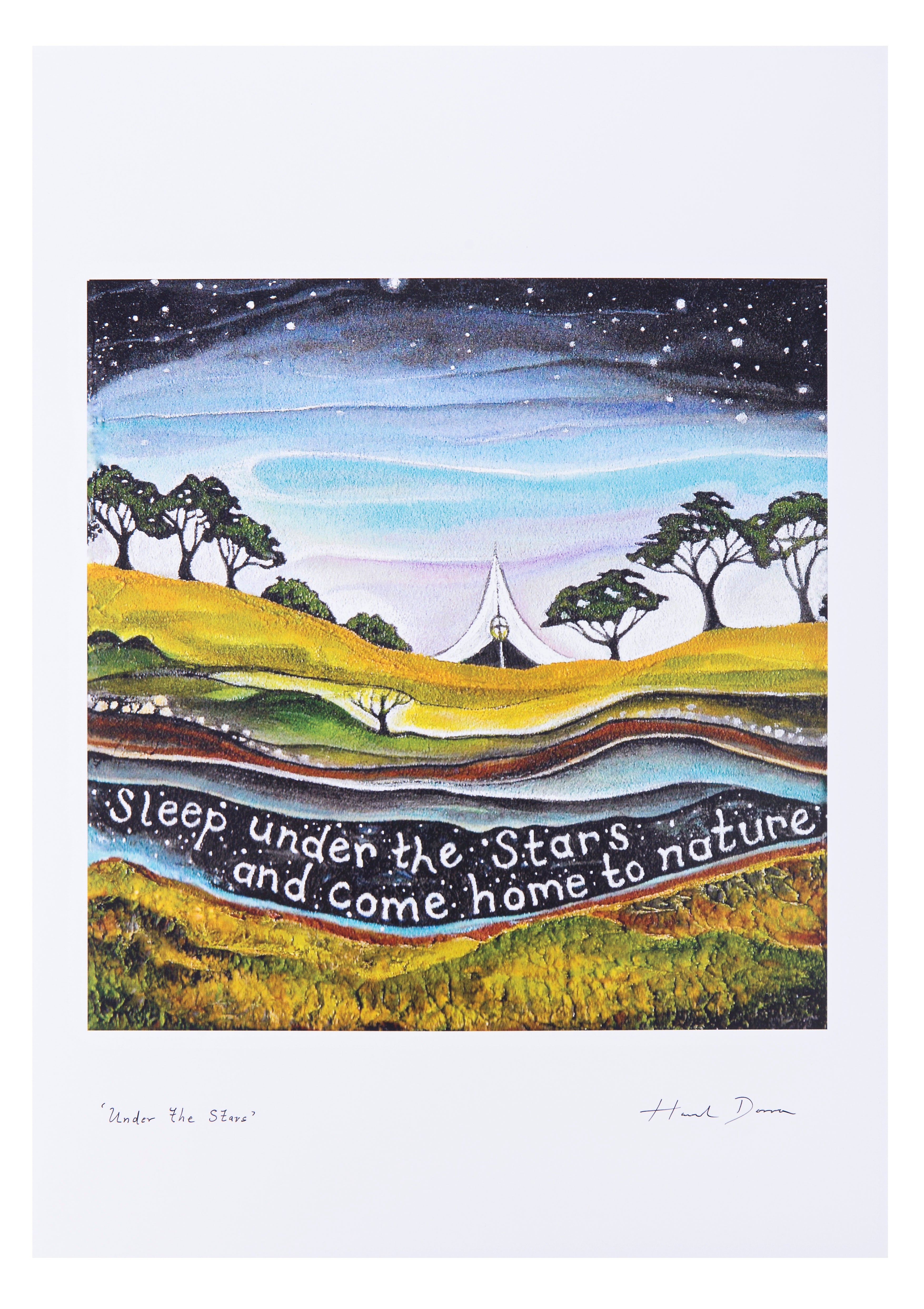 Sleep Under The Stars  ~ Art Print