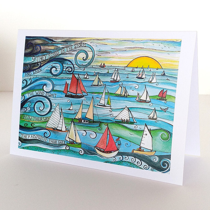 Sailing boats ~ Greeting Card