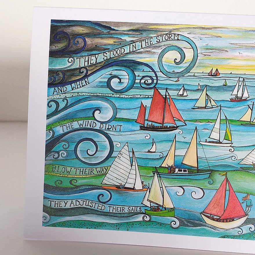 Sailing boats ~ Greeting Card