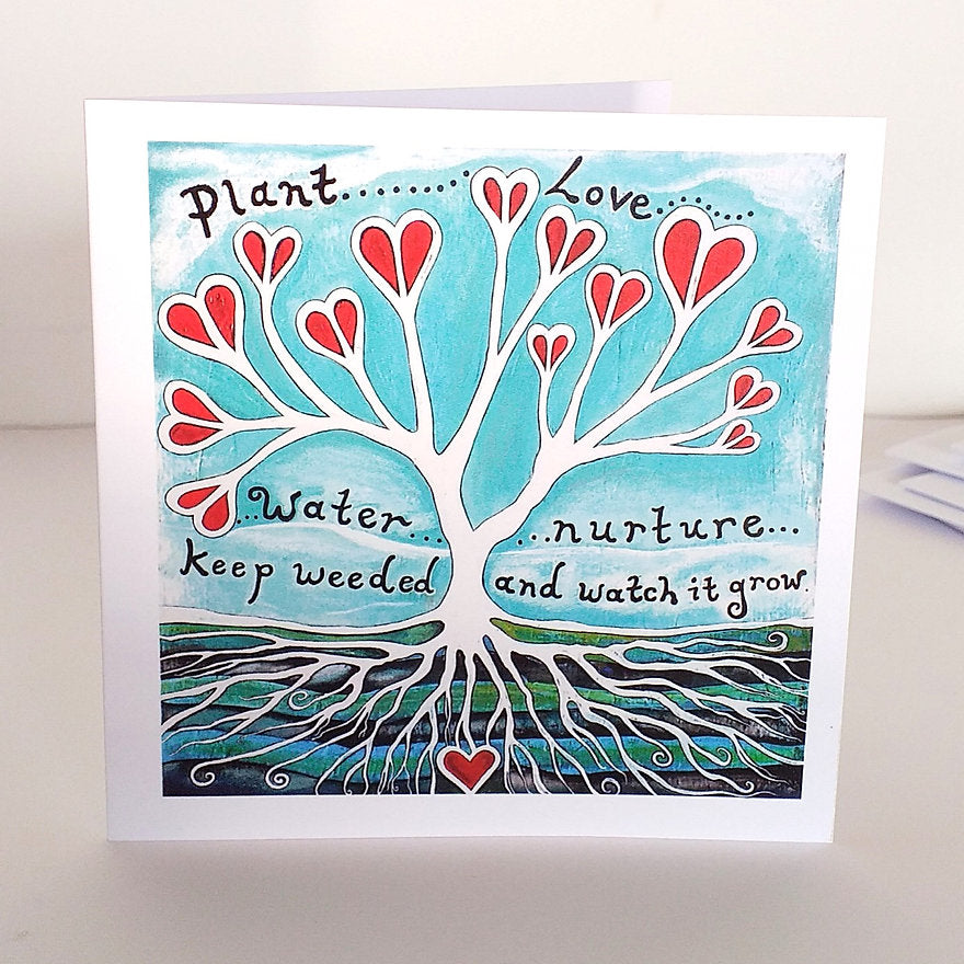 Plant Love ~  Greeting Card