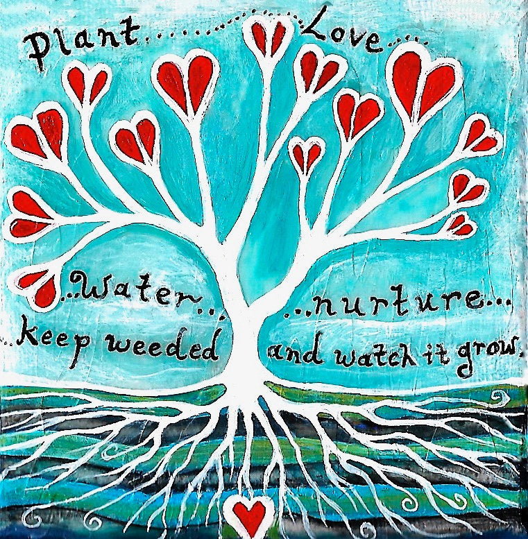 Plant Love ~ Original painting