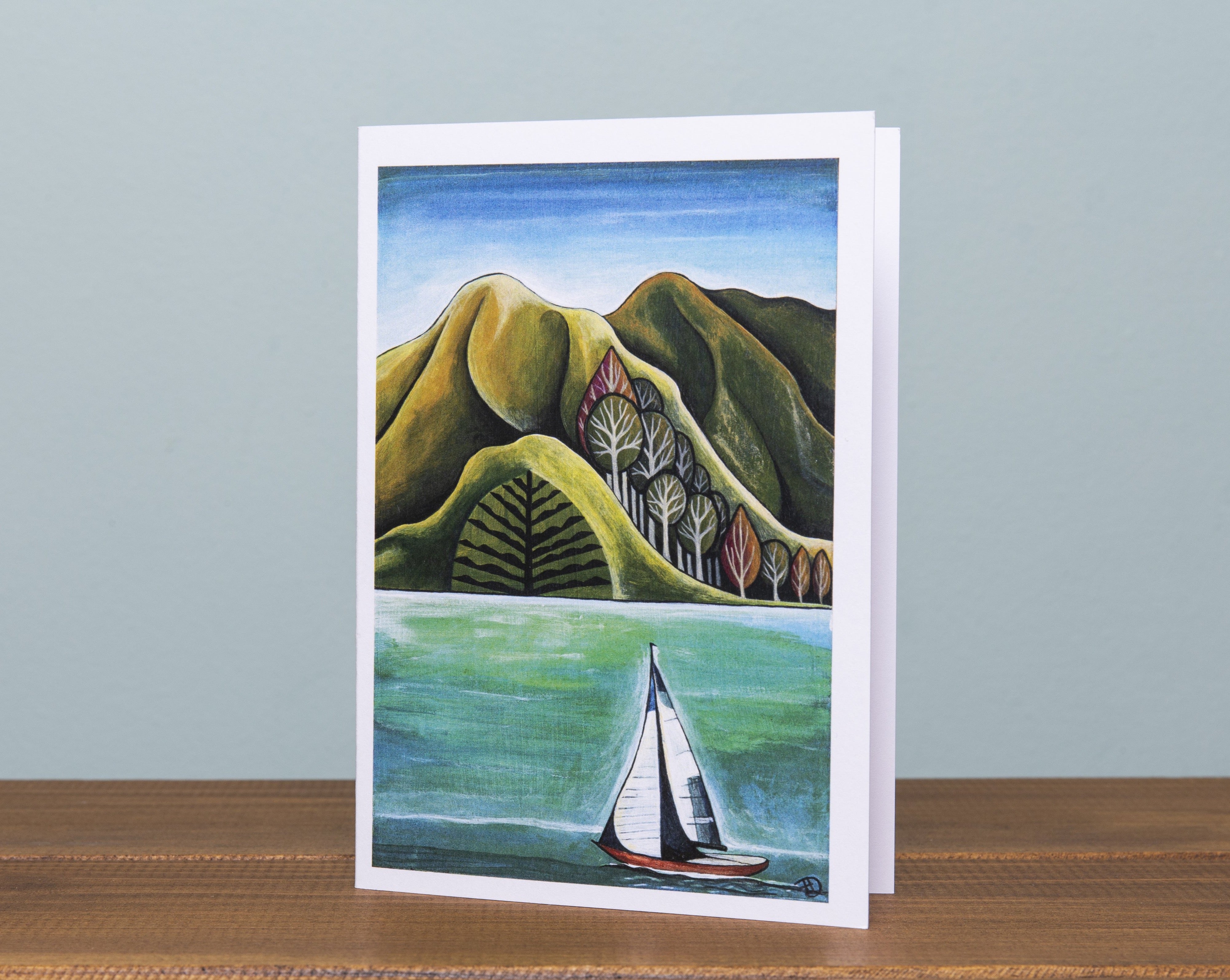 Day Sail ~  Greeting Card