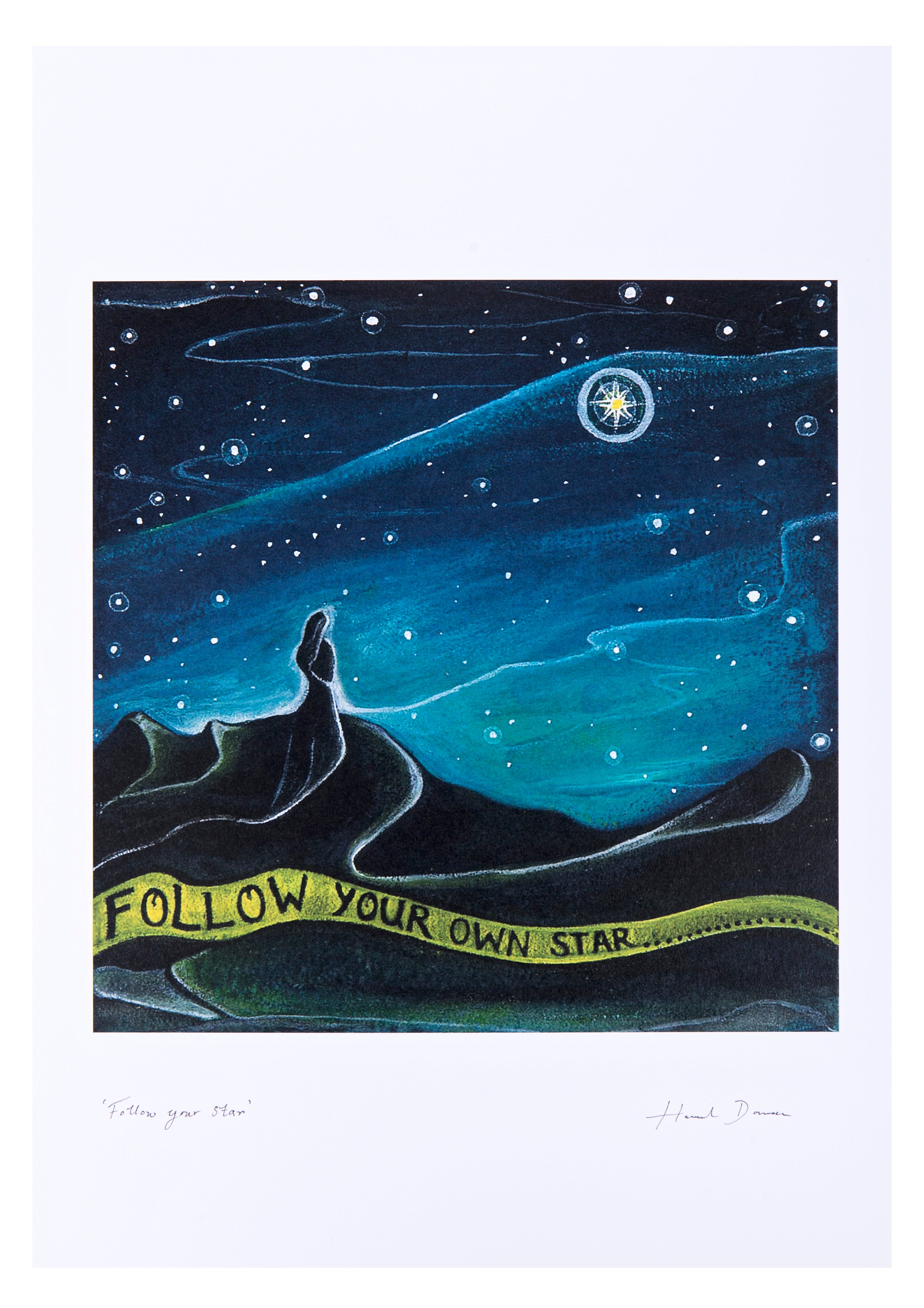 Follow Your Own Star ~ Personal Journey ~ Art Print