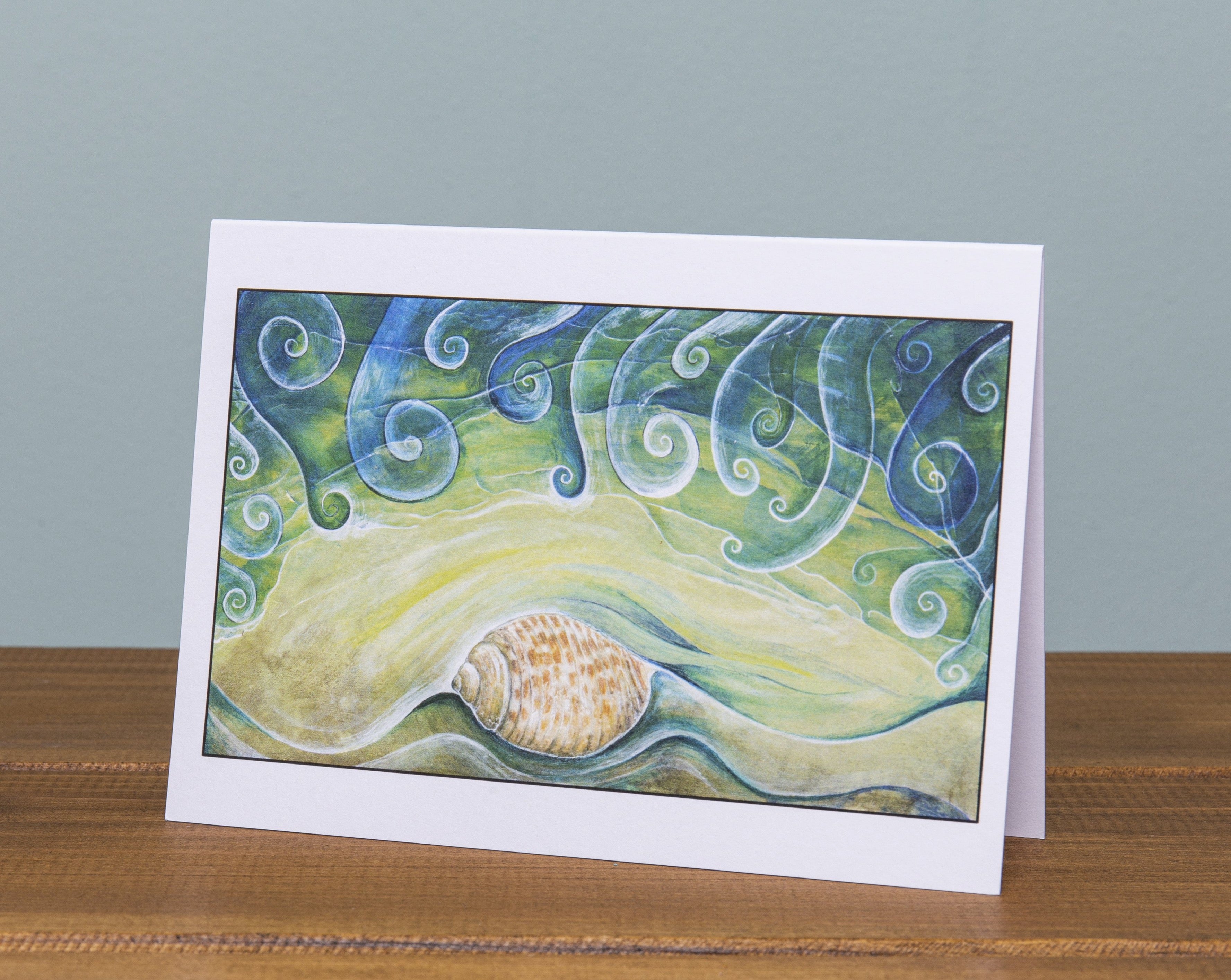 Shell On The Shore ~ Greeting Card