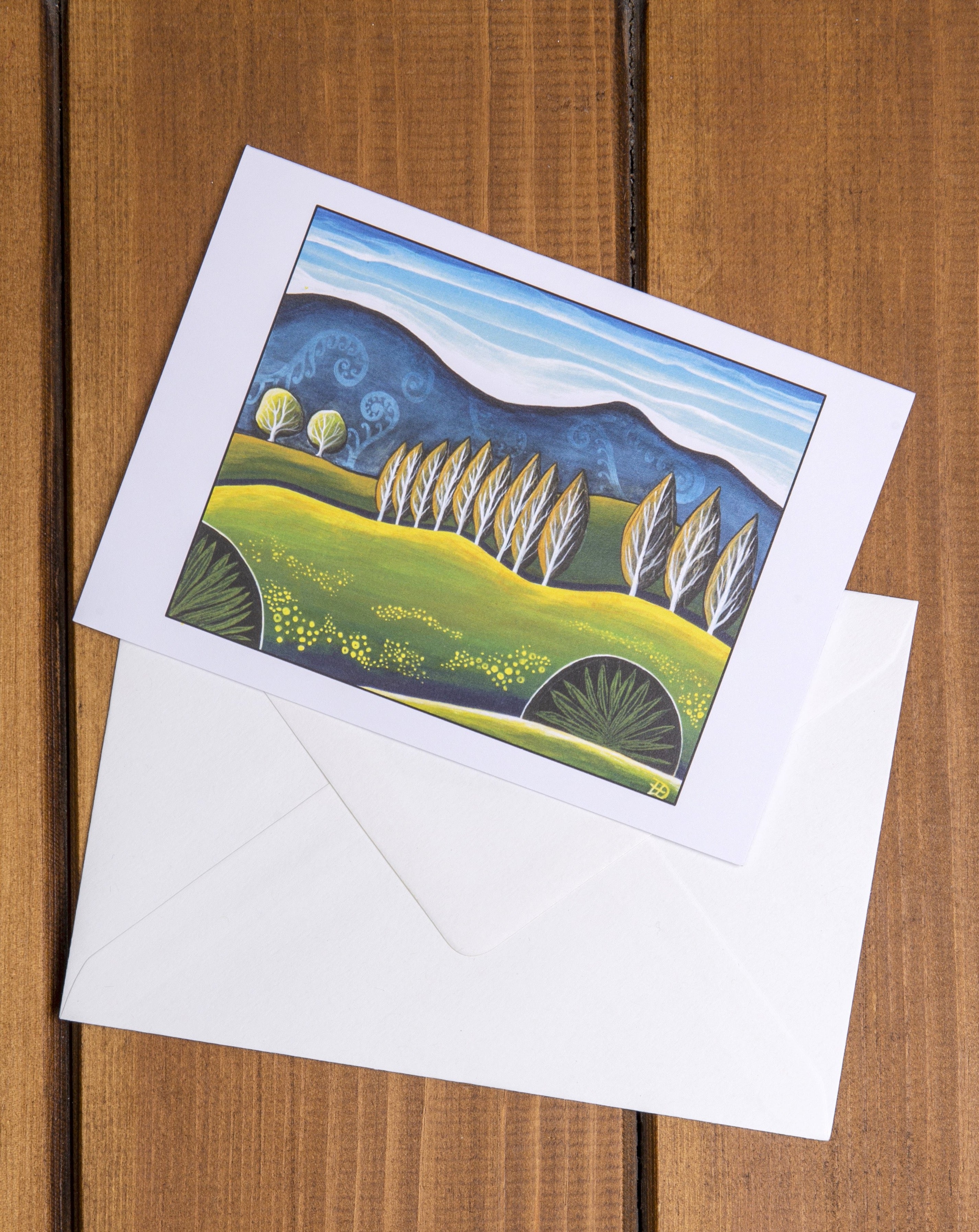 The Hills Beyond  ~  Greeting Card